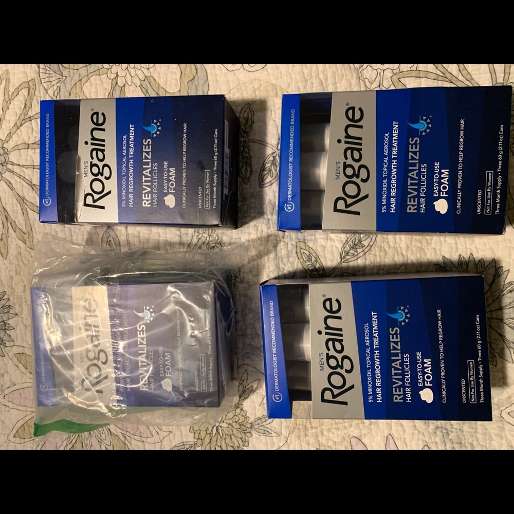 Rogaine-  four unopened boxes